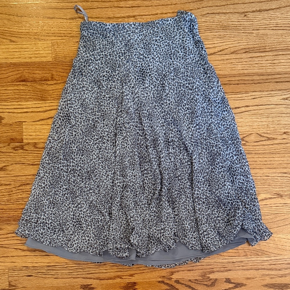 Charter Club Silk Print Skirt